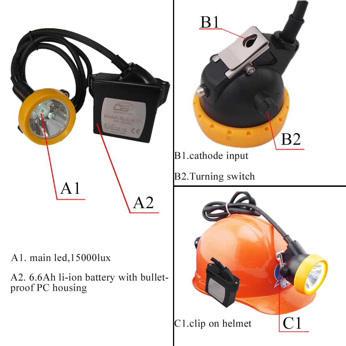 KL5LM-B miners lamp for sale